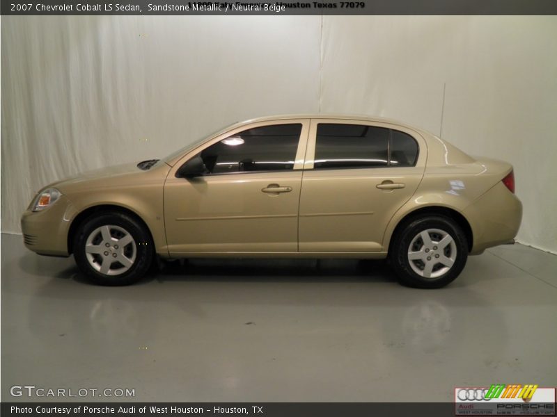 Sandstone Metallic / Neutral Beige 2007 Chevrolet Cobalt LS Sedan
