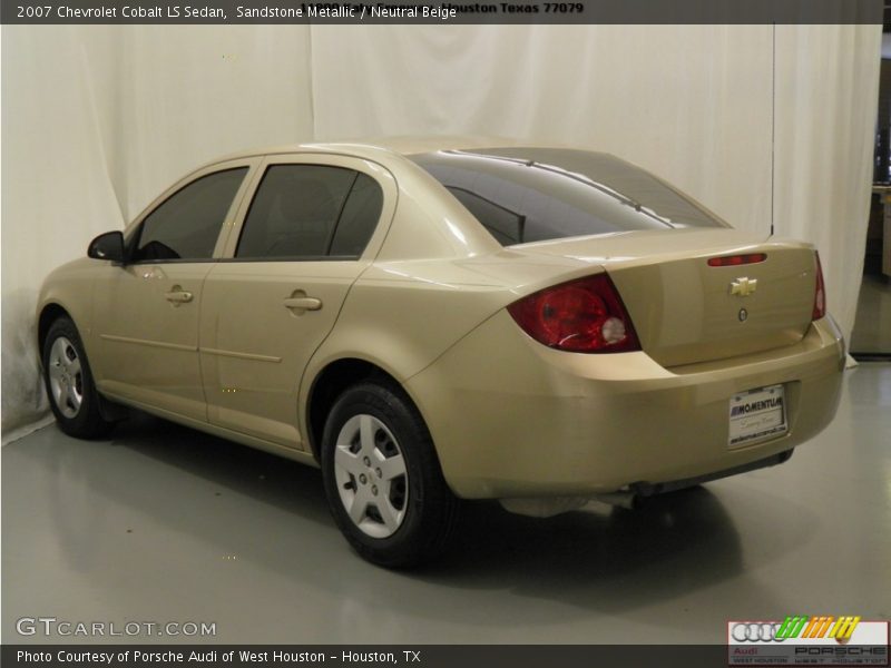 Sandstone Metallic / Neutral Beige 2007 Chevrolet Cobalt LS Sedan