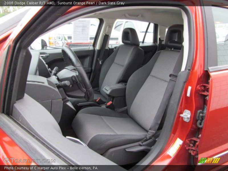 Sunburst Orange Pearl / Dark Slate Gray 2008 Dodge Caliber R/T AWD