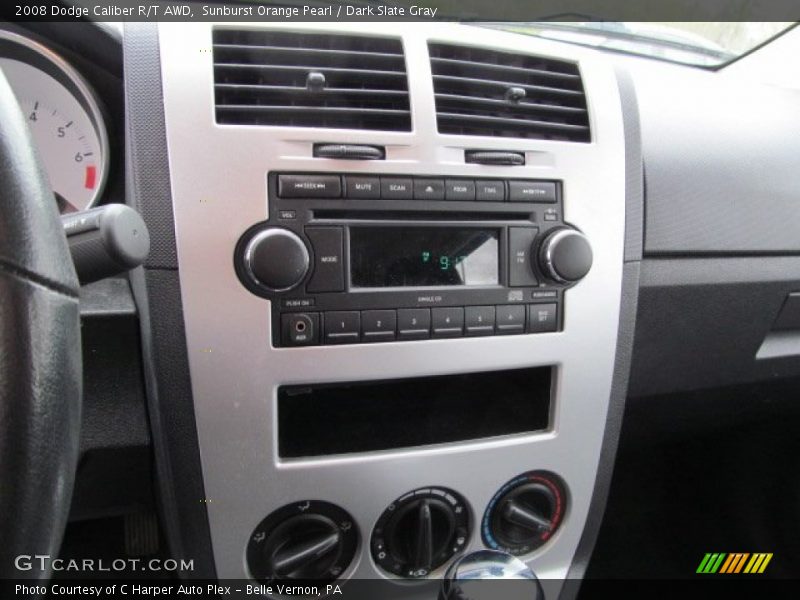 Sunburst Orange Pearl / Dark Slate Gray 2008 Dodge Caliber R/T AWD