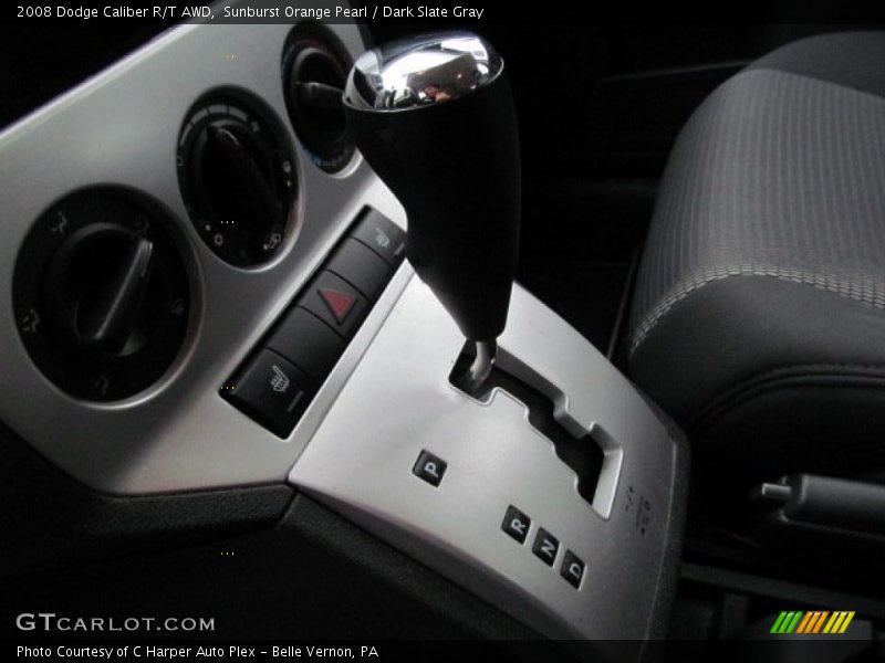 Sunburst Orange Pearl / Dark Slate Gray 2008 Dodge Caliber R/T AWD