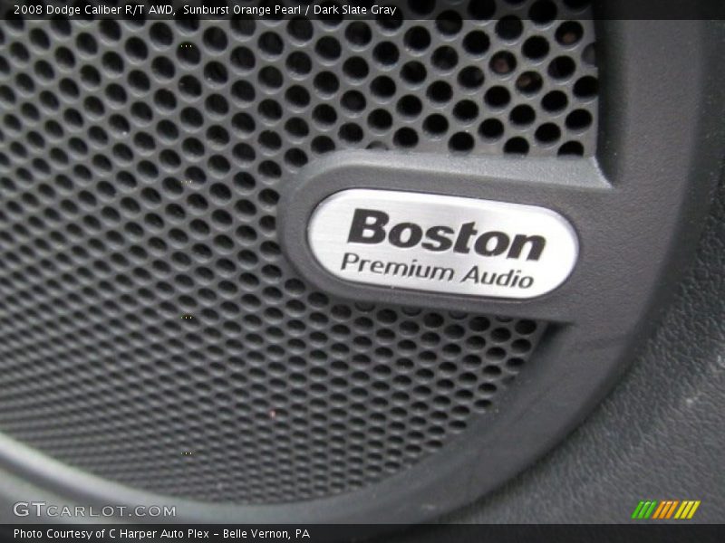 Sunburst Orange Pearl / Dark Slate Gray 2008 Dodge Caliber R/T AWD