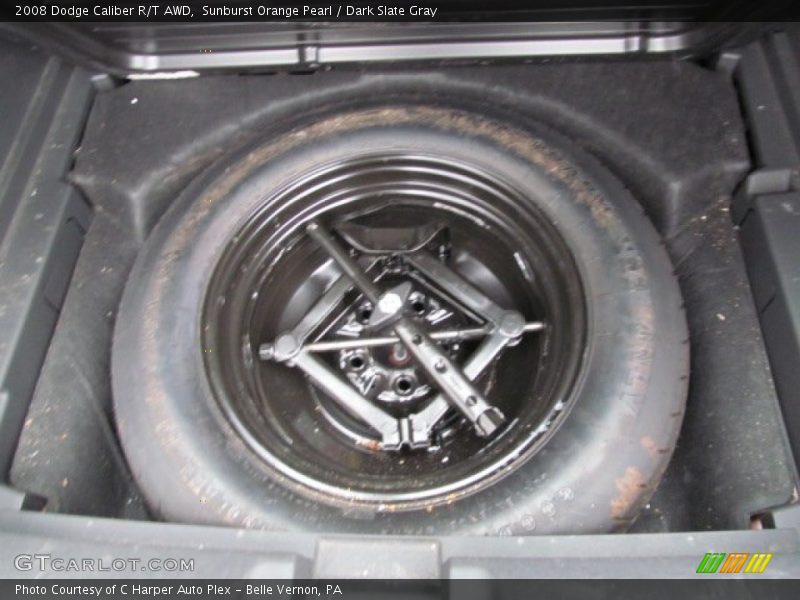 Sunburst Orange Pearl / Dark Slate Gray 2008 Dodge Caliber R/T AWD