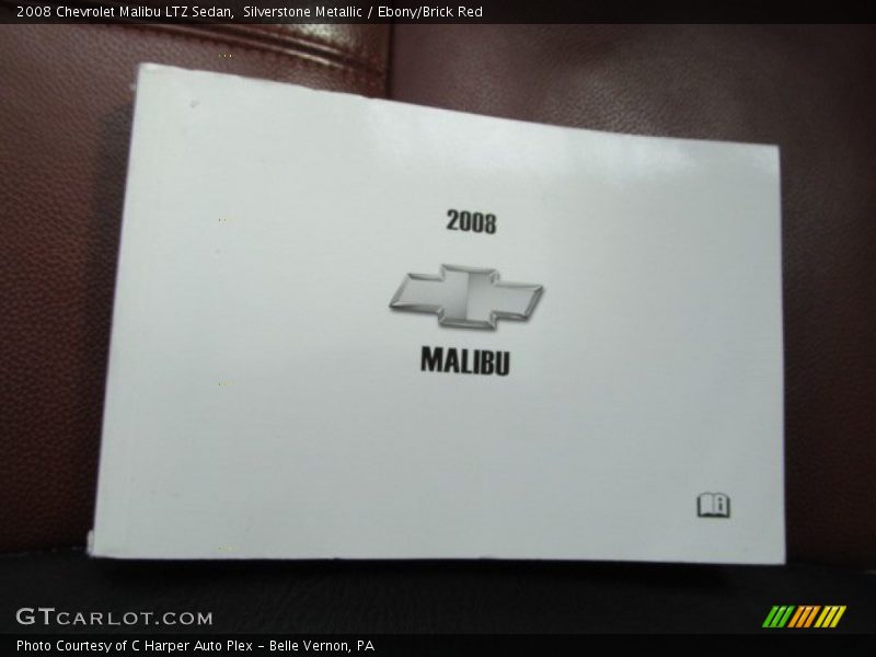 Silverstone Metallic / Ebony/Brick Red 2008 Chevrolet Malibu LTZ Sedan