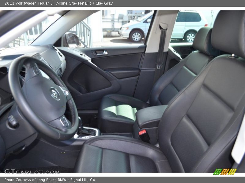 Alpine Gray Metallic / Clay Gray 2011 Volkswagen Tiguan S