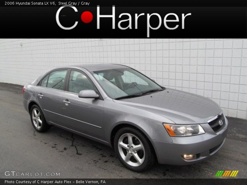 Steel Gray / Gray 2006 Hyundai Sonata LX V6