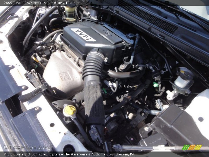 Super White / Taupe 2005 Toyota RAV4 4WD