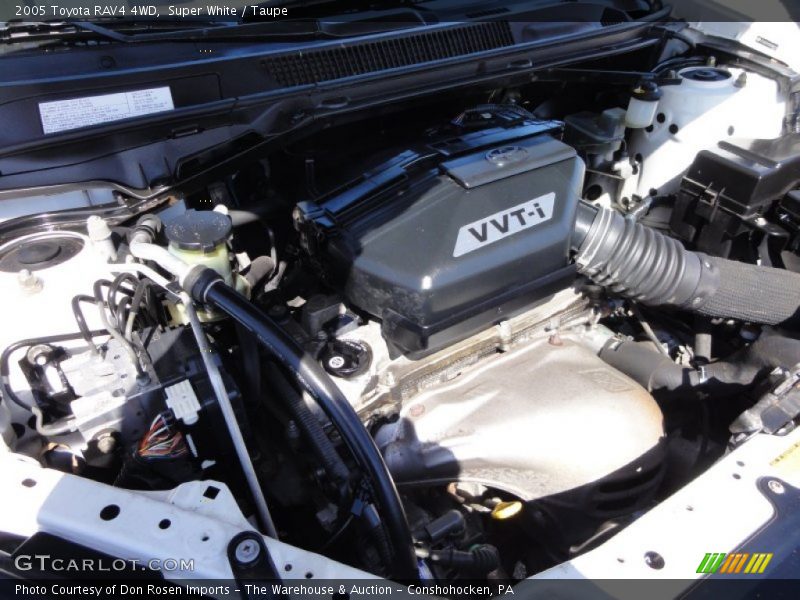 Super White / Taupe 2005 Toyota RAV4 4WD