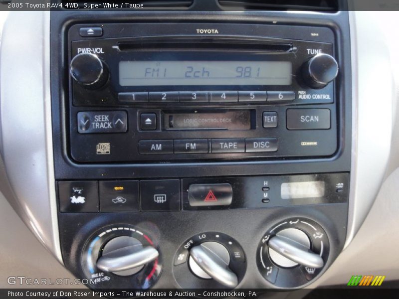 Super White / Taupe 2005 Toyota RAV4 4WD