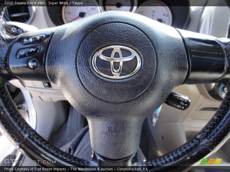 Super White / Taupe 2005 Toyota RAV4 4WD