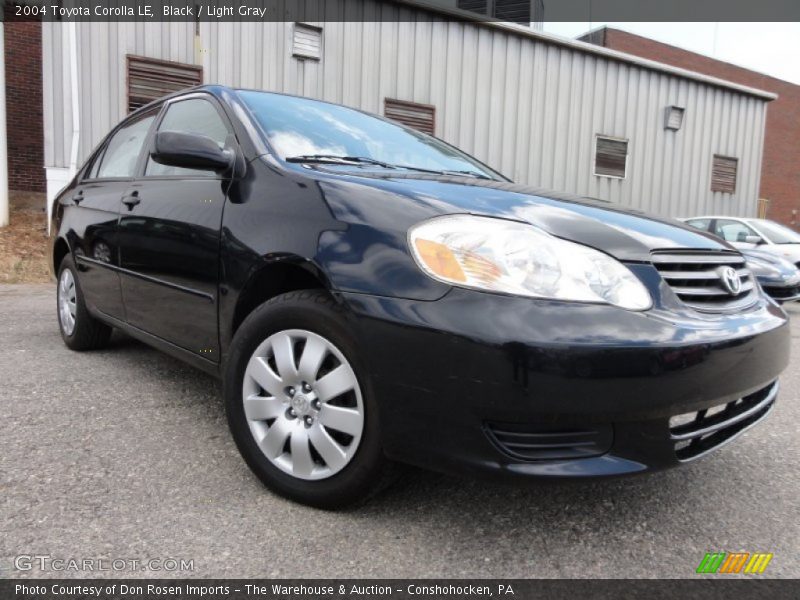 Black / Light Gray 2004 Toyota Corolla LE