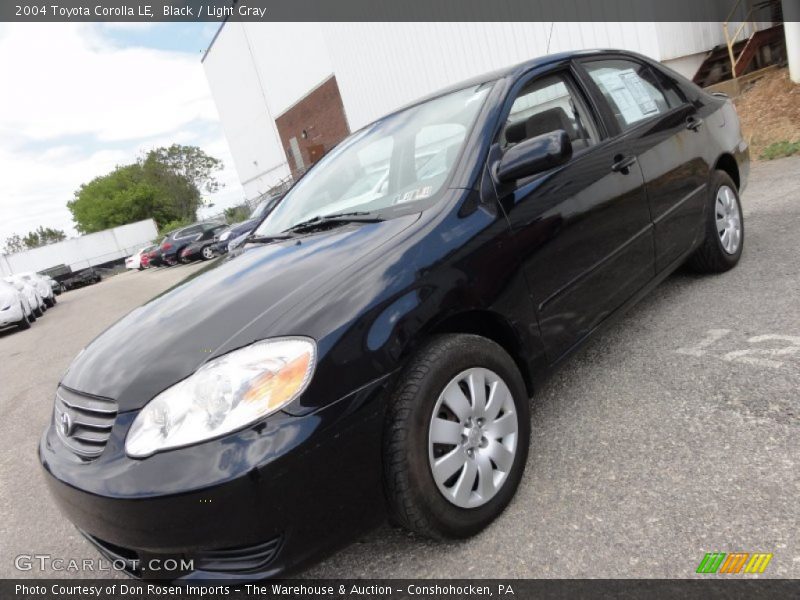 Black / Light Gray 2004 Toyota Corolla LE