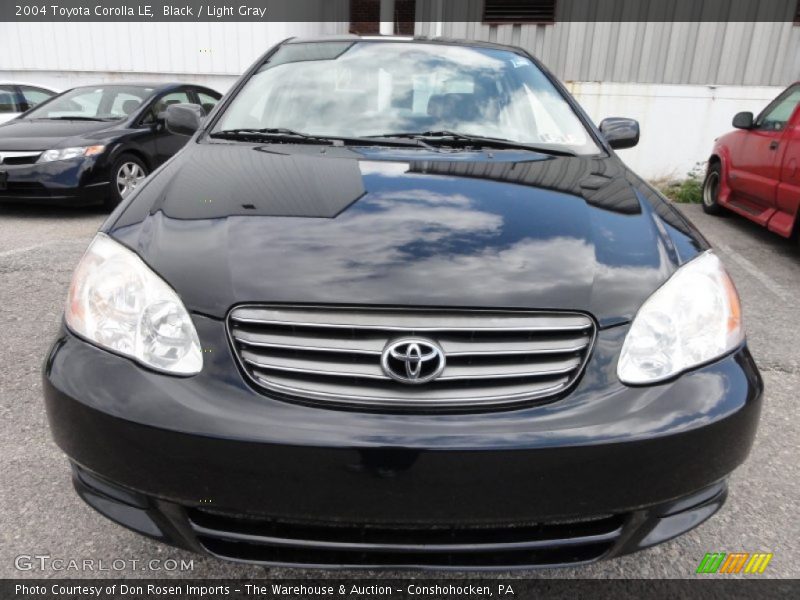 Black / Light Gray 2004 Toyota Corolla LE