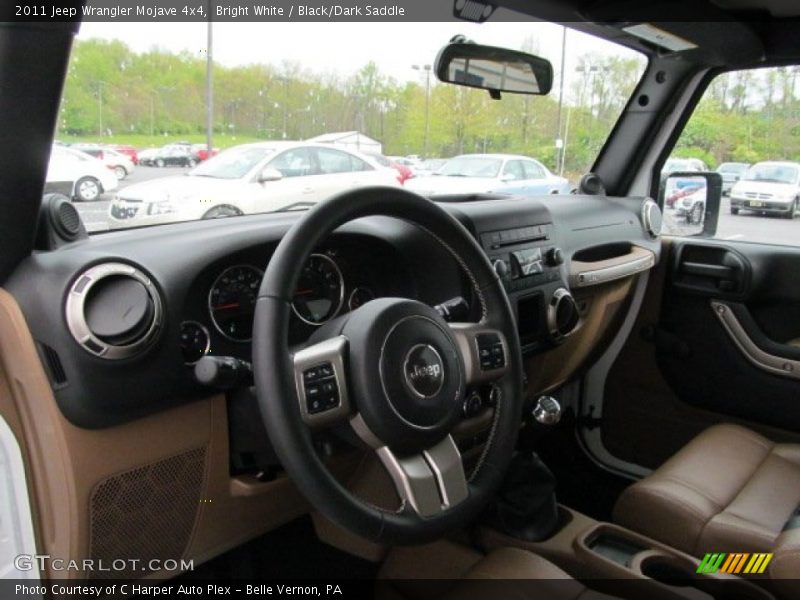 Bright White / Black/Dark Saddle 2011 Jeep Wrangler Mojave 4x4