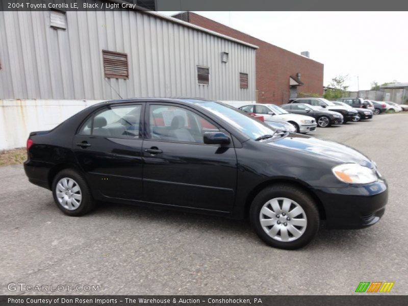 Black / Light Gray 2004 Toyota Corolla LE