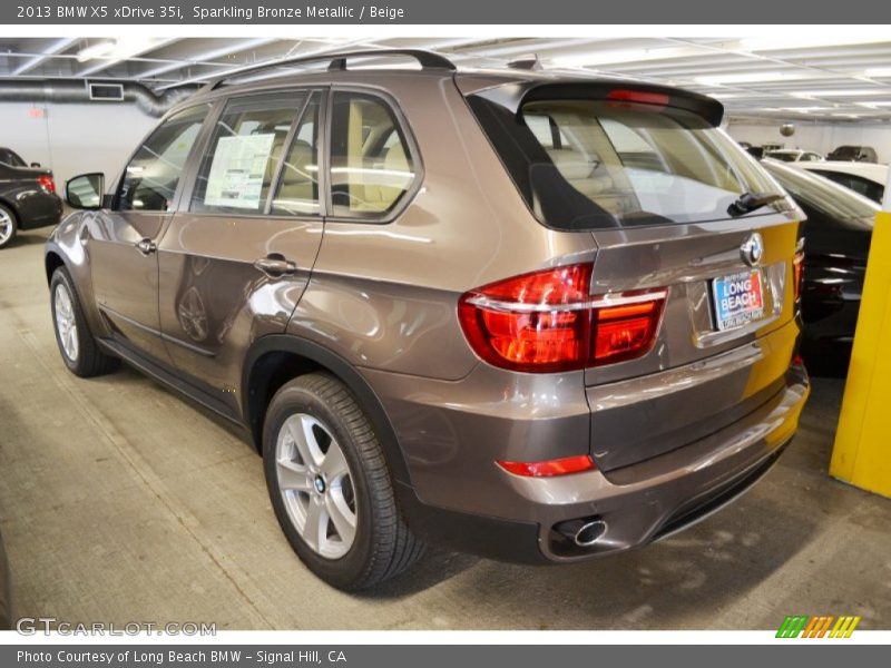 Sparkling Bronze Metallic / Beige 2013 BMW X5 xDrive 35i