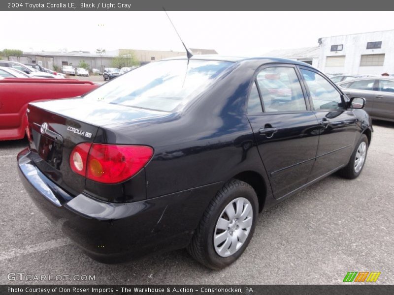 Black / Light Gray 2004 Toyota Corolla LE