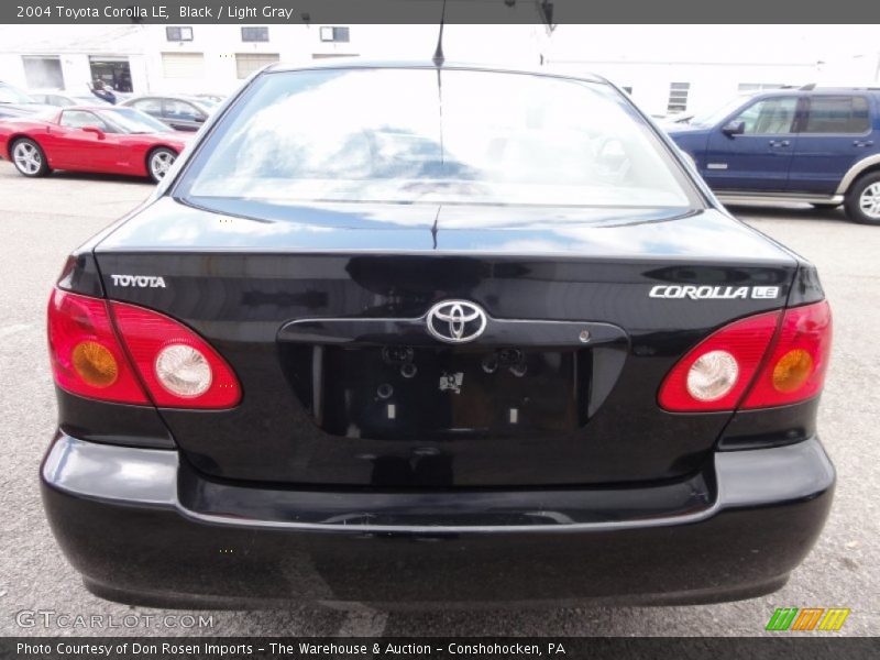 Black / Light Gray 2004 Toyota Corolla LE