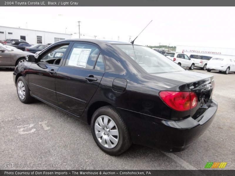Black / Light Gray 2004 Toyota Corolla LE
