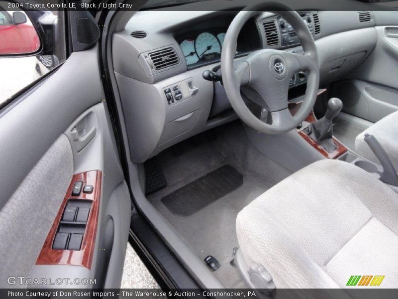 Black / Light Gray 2004 Toyota Corolla LE