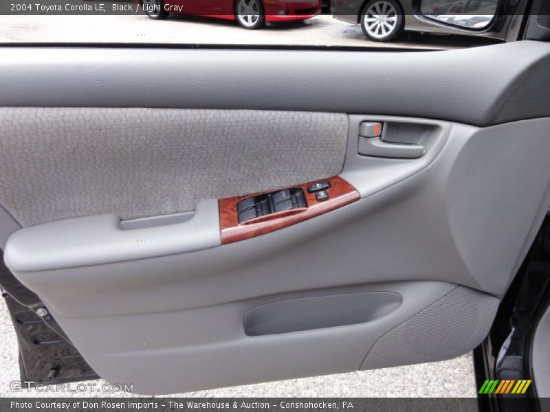 Black / Light Gray 2004 Toyota Corolla LE