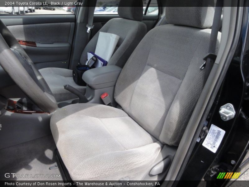 Black / Light Gray 2004 Toyota Corolla LE