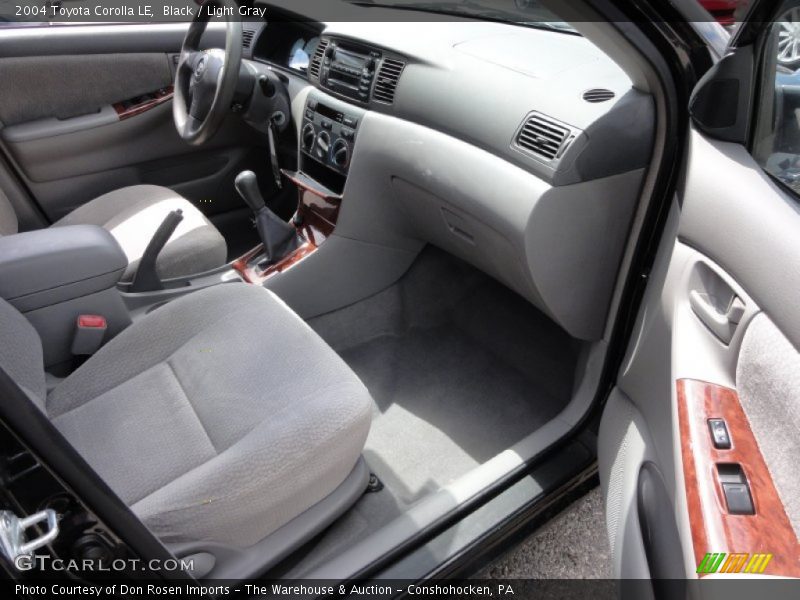 Black / Light Gray 2004 Toyota Corolla LE
