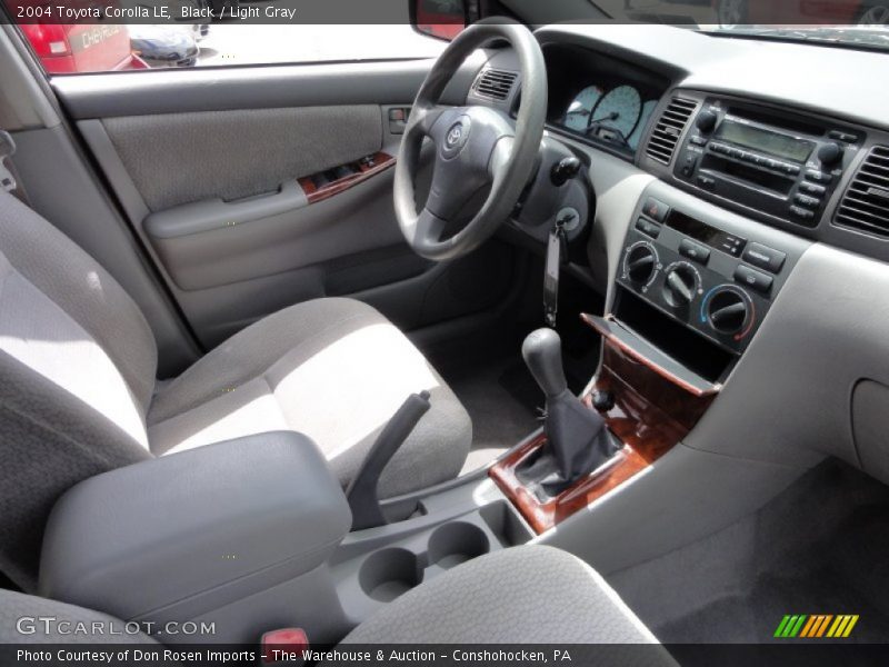 Black / Light Gray 2004 Toyota Corolla LE