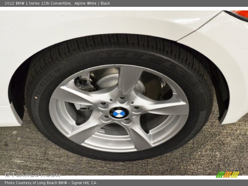 Alpine White / Black 2012 BMW 1 Series 128i Convertible