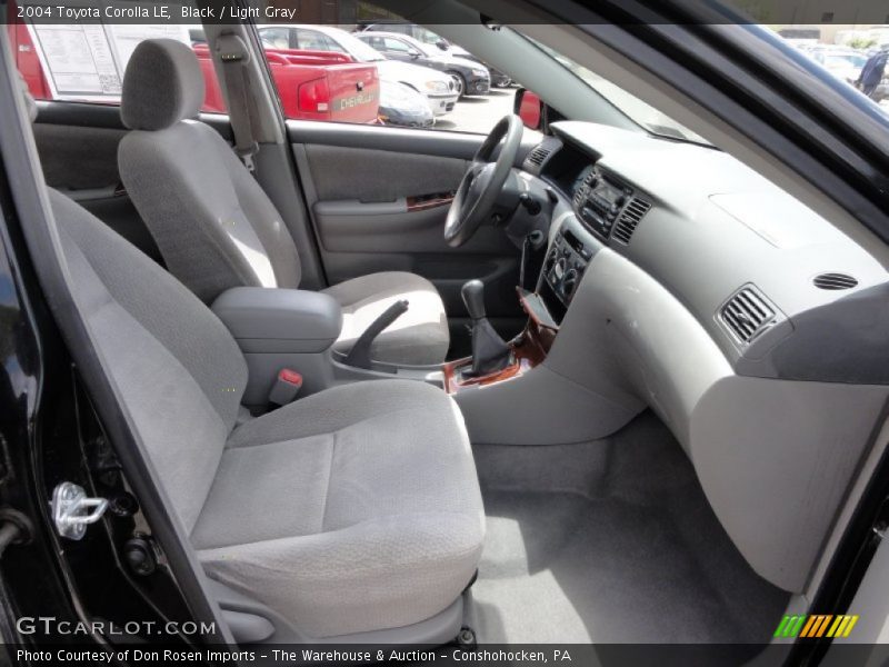 Black / Light Gray 2004 Toyota Corolla LE