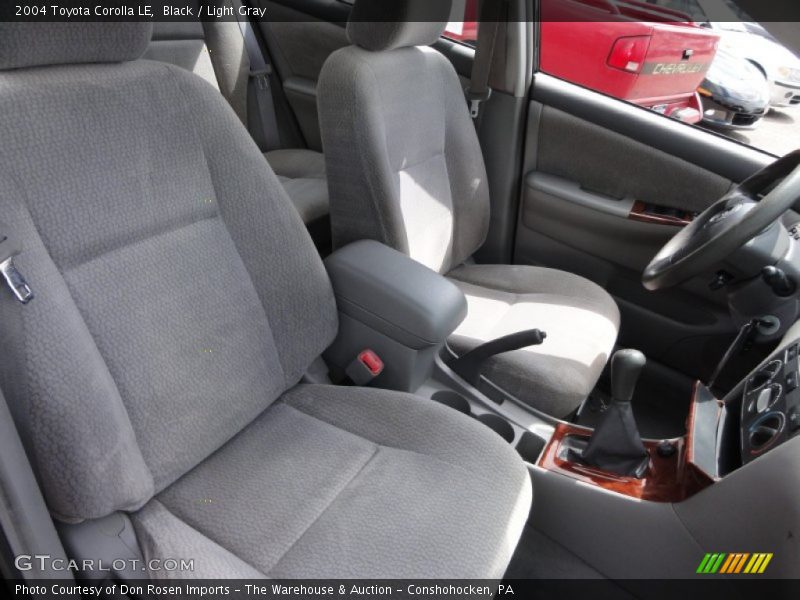 Black / Light Gray 2004 Toyota Corolla LE