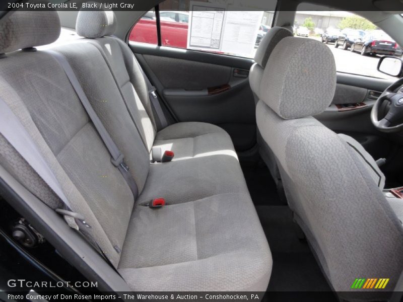Black / Light Gray 2004 Toyota Corolla LE