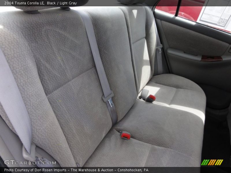 Black / Light Gray 2004 Toyota Corolla LE