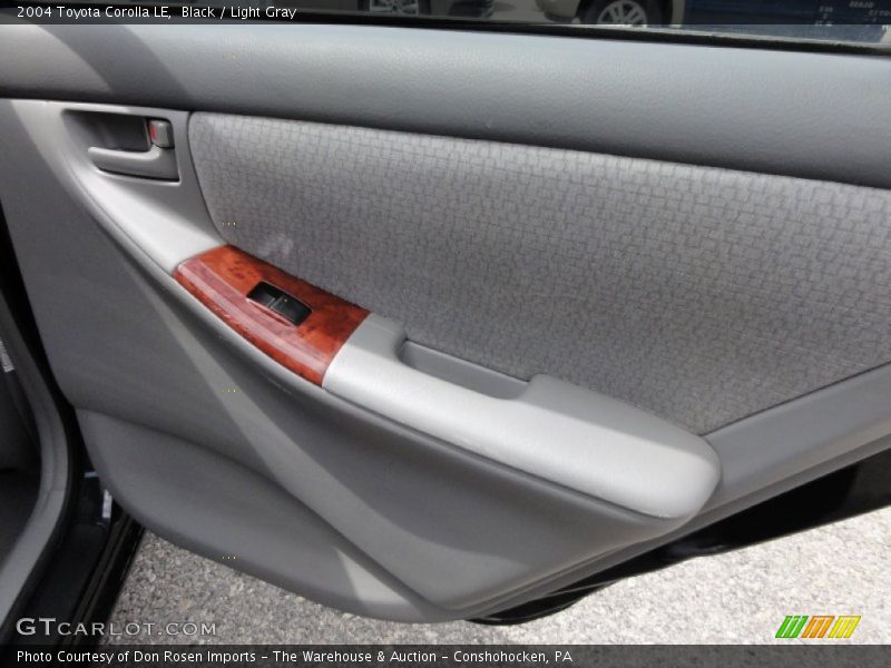 Black / Light Gray 2004 Toyota Corolla LE