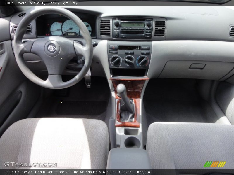 Black / Light Gray 2004 Toyota Corolla LE