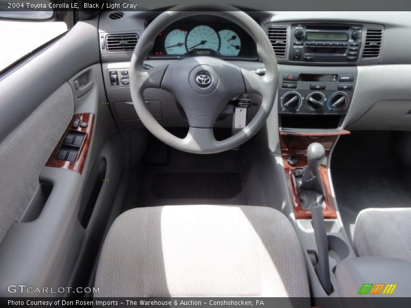 Black / Light Gray 2004 Toyota Corolla LE
