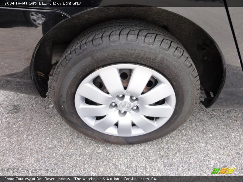 Black / Light Gray 2004 Toyota Corolla LE