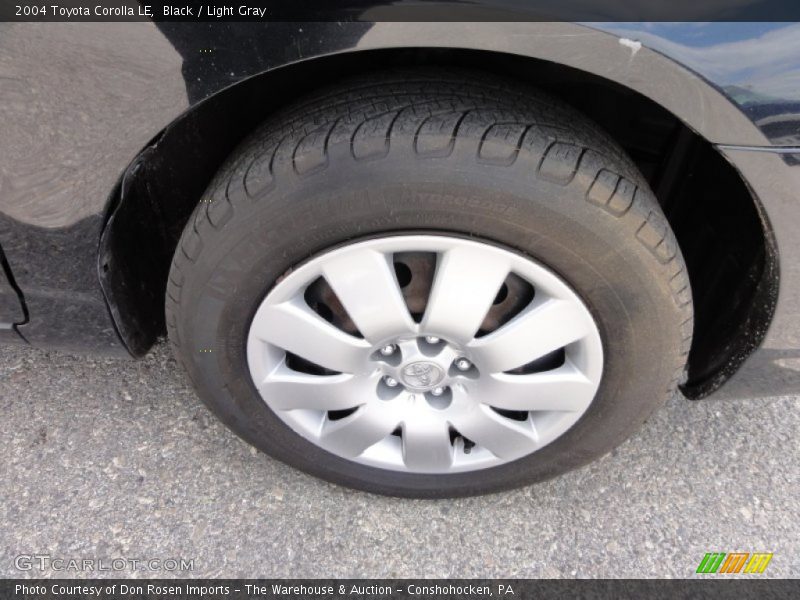 Black / Light Gray 2004 Toyota Corolla LE