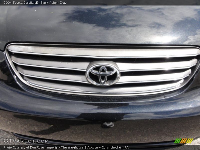 Black / Light Gray 2004 Toyota Corolla LE