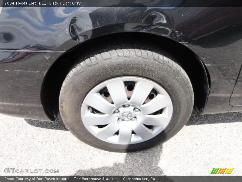Black / Light Gray 2004 Toyota Corolla LE