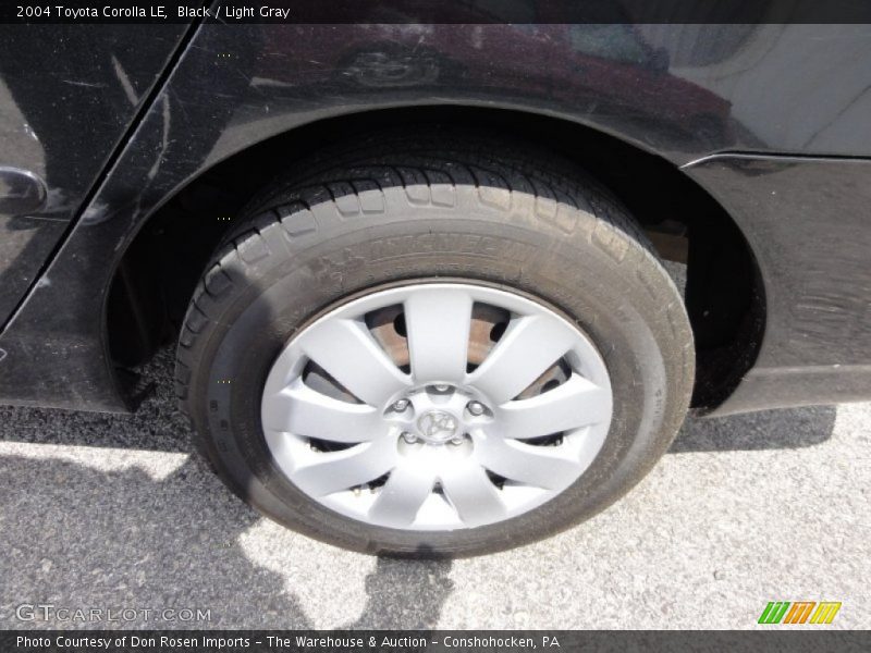 Black / Light Gray 2004 Toyota Corolla LE
