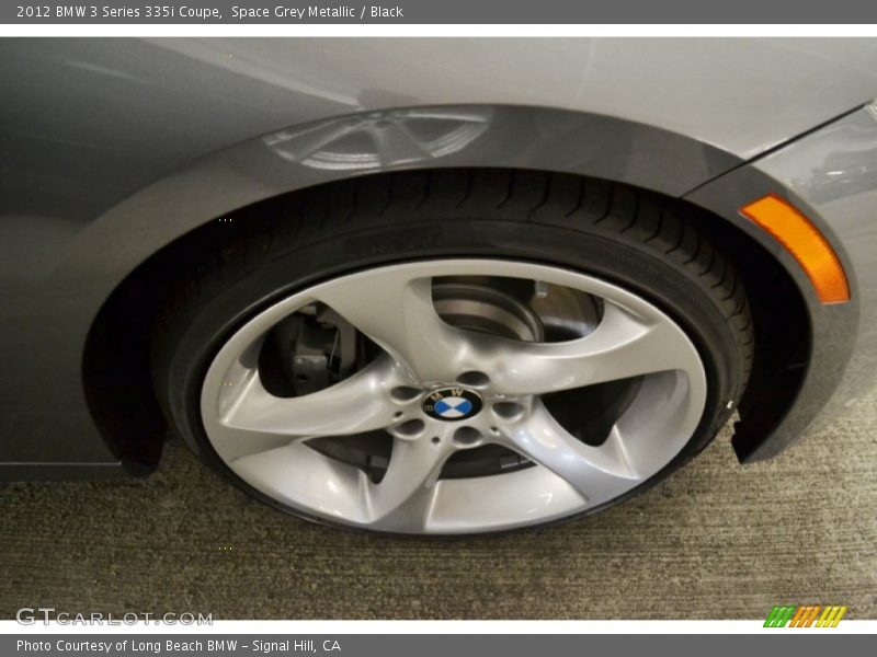 Space Grey Metallic / Black 2012 BMW 3 Series 335i Coupe