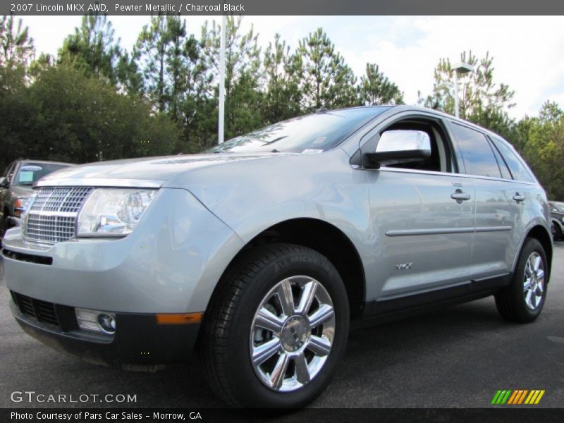 Pewter Metallic / Charcoal Black 2007 Lincoln MKX AWD