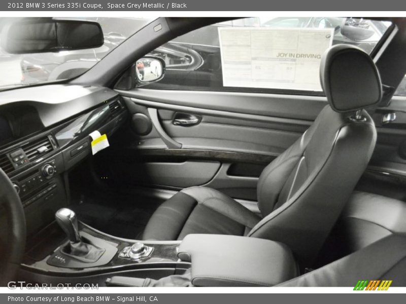 Space Grey Metallic / Black 2012 BMW 3 Series 335i Coupe