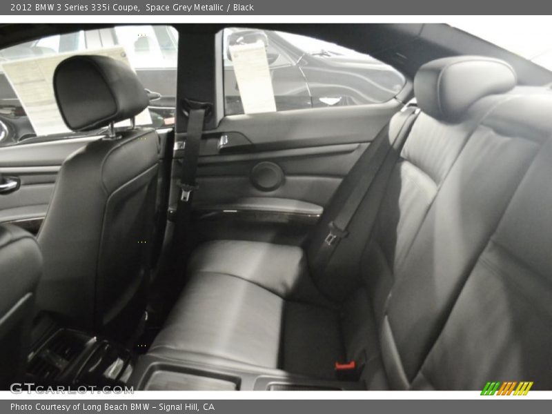 Space Grey Metallic / Black 2012 BMW 3 Series 335i Coupe