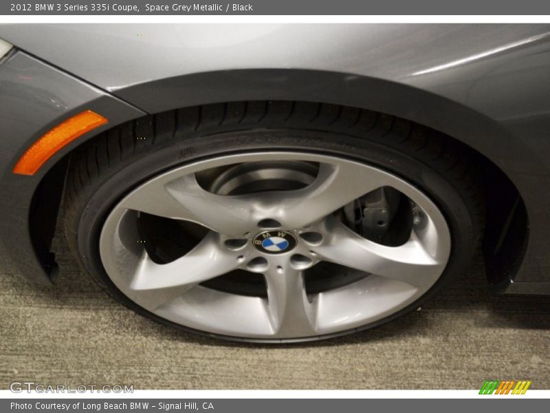 Space Grey Metallic / Black 2012 BMW 3 Series 335i Coupe