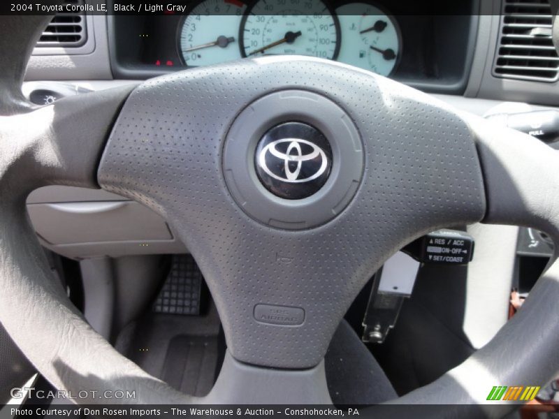 Black / Light Gray 2004 Toyota Corolla LE
