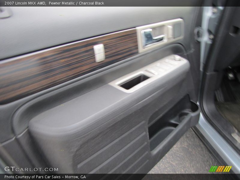 Pewter Metallic / Charcoal Black 2007 Lincoln MKX AWD