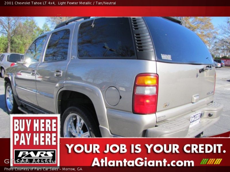 Light Pewter Metallic / Tan/Neutral 2001 Chevrolet Tahoe LT 4x4