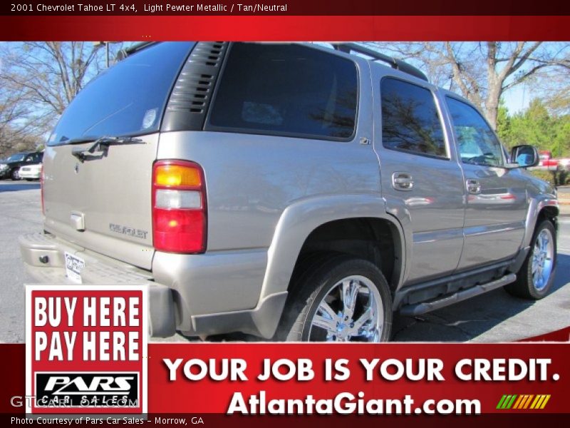 Light Pewter Metallic / Tan/Neutral 2001 Chevrolet Tahoe LT 4x4